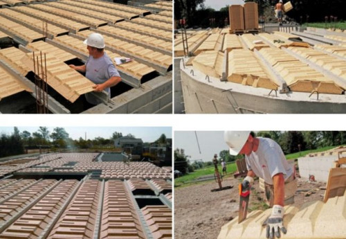 Jest alternatywą wobec standardowego stropu z wykorzystaniem pustaka betonowego