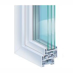 Okna plastikowe Kömmerling 76 MD 3 szyby, 3 uszczelki
