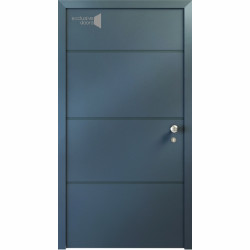 Zewnętrze drzwi RAL 7016 aluminiowe