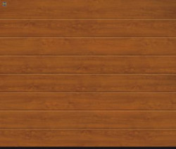 Bramy RenoMatic light o nowym wzorze powierzchni DecoColor, imitującym strukturę drewna, oferowane są w kolorze Golden Oak i Dark Oak