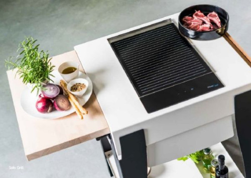 Wózki MobiCook są dostępne w 4 wersjach: "SoloCook", "Solo Grill", "Duo Grill" i "Duo Cook ‘n Grill"