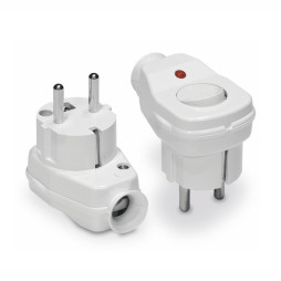 Wtyczki z wyłącznikiem - WT-16US/ŁK IP44