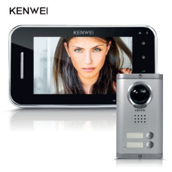 Dwurodzinny zestaw wideodomofonowy KENWEI KW-S702C+KW-1380MC-2B-420