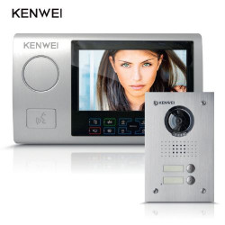 Dwurodzinny zestaw wideodomofonowy KENWEI KW-S701C+KW-1370MC-2B-420