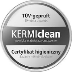 Wyjątkowe rozwiązanie: ułatwiająca pielęgnację powłoka opracowana przez firmę Kermi, przeznaczona do szkła hartowanego