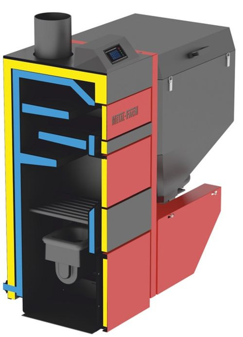 Kocioł jest wyposażony w automatyczną zapalarkę oraz palnik ekoenergi