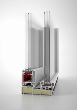 Nowe rozwiązanie systemowe w ramach drzwi HST z bardzo wąską ramą w części stałoszklonej.