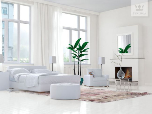 Barwa biała w wystroju wnętrz daje ogromne możliwości