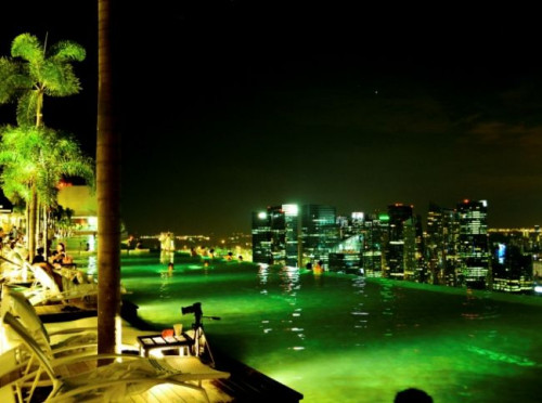 Rzadziej na dachach płaskich urządza się baseny