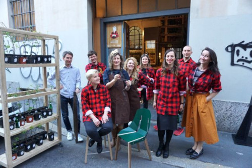 Każdy z odwiedzających mógł stać się na chwilę drwalem, artystą, projektantem, ubrać w kraciastą koszulę, nałożyć brodę i ruszyć do akcji