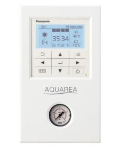 Cechą wyróżniającą pompy ciepła generacji H jest łatwy w użyciu panel sterowania, wyposażony w 3,5-calowy wyświetlacz LCD