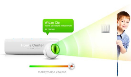 Charakterystyczną cechą FIBARO Motion Sensora jest wysoka precyzja detekcji