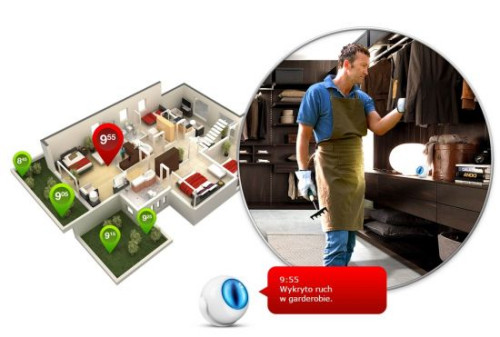 Sensor monitoruje ile czasu przebywamy w konkretnym pomieszczeniu