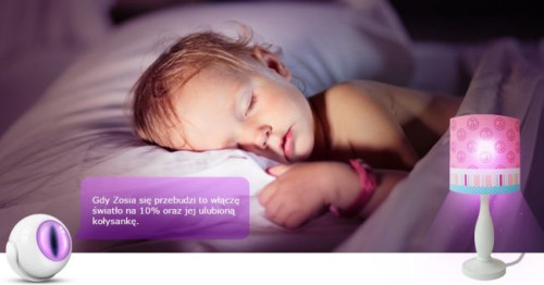 FIBARO Motion Sensor poczeka aż Twoja pociecha zaśnie i dopiero wtedy zgasi nocną lampkę