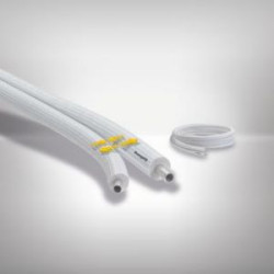 Preizolowane rury łączące zewnętrzne i wewnętrzne jednostki to nie tylko pewność i łatwość wykonania połączeń, ale także wysoki poziom szczelności