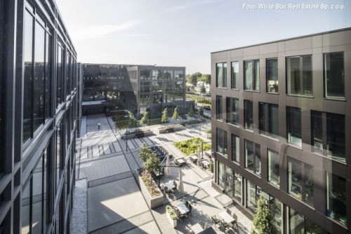 Kampus biurowy The Park Warsaw zapewnia wysoki standard techniczny budynków