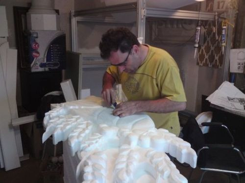 Jeśli jest taka potrzeba, powlekamy styropian także włóknem szklanym i epidianem