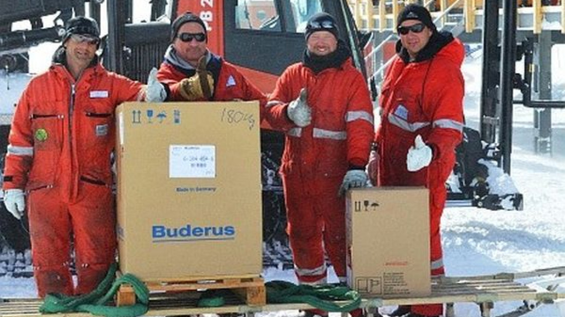 Buderus dostarcza kotły grzewcze na Antarktydę