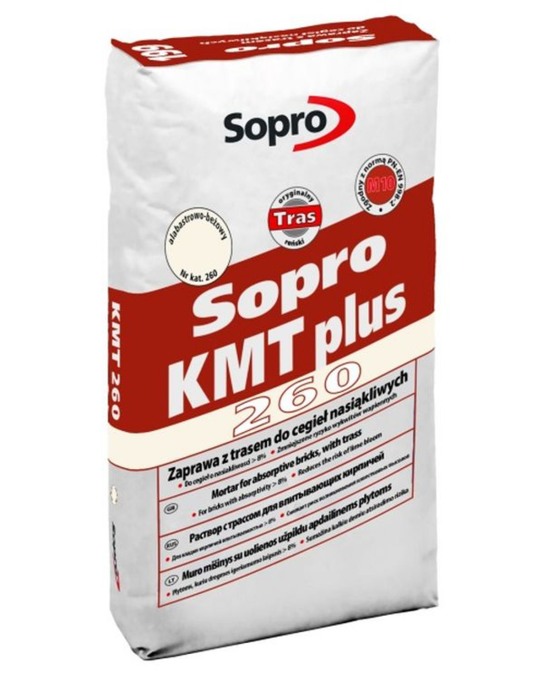 Ponadczasowa elegancja bieli, niezwykła trwałość klinkieru - Sopro wprowadza do oferty nowy kolor doskonale znanej zaprawy KMT Plus