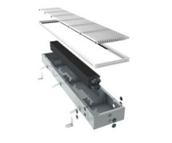 Grzejnik kanałowy Mini Canal jest kompletną, gotową do zainstalowania jednostką grzewczą