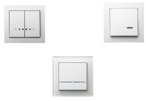 Chcąc sprostać wymaganiom klientów firma OSPEL oferuje serie osprzętu elektrycznego, w skład których wchodzą m.in. łączniki z podświetleniem z linii KIER, KARO, SONATA i AS