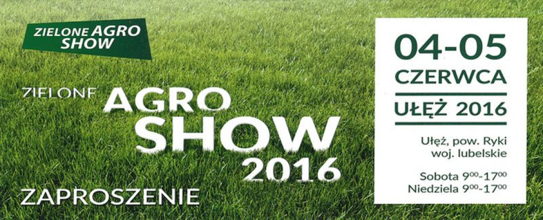 Odwiedź firmę SAS podczas zielonego AGRO SHOW 2016