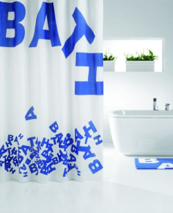 O tym, że słowa mają wielką moc można przekonać się patrząc na zasłonę prysznicową LITTERA