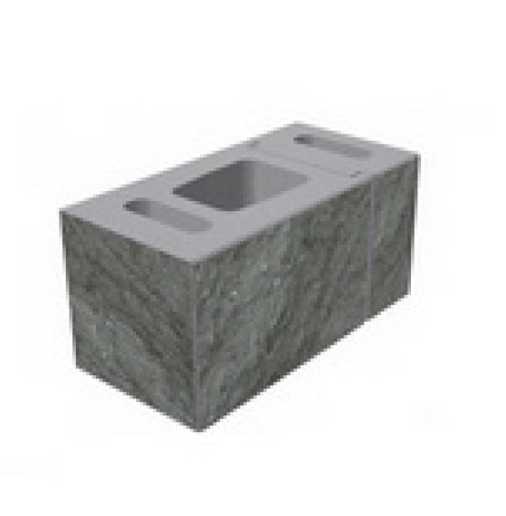 Amerfence- Pustak słupkowy łupany czterostronnie 2-elementowy słupek typu B (A-PO 19/4)