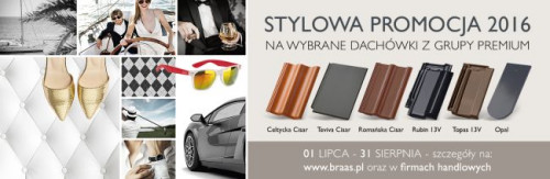 Od 1 lipca rusza promocja na wybrane dachówki premium BRAAS