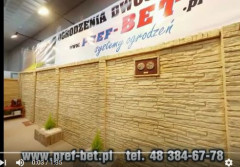 Dwustronne ogrodzenia betonowe