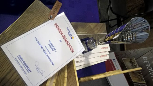 W konkursie na najlepszą prezentację, przygotowaną przez Roberta Węgrzyna otrzymaliśmy od nich pierwsze miejsce