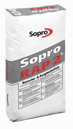 Szybkowiążąca, sucha, cementowa zaprawa tynkarska RAP 2 to innowacyjny produkt