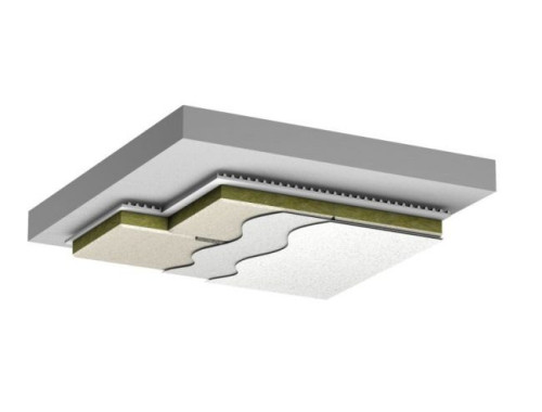 Płyta może być stosowana zarówno na powierzchni sufitu jak i ścian