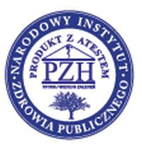 Farba Tikkurila Argentum 20 oznaczona jest również przez Państwowy Zakład Higieny jako "Produkt z Atestem"