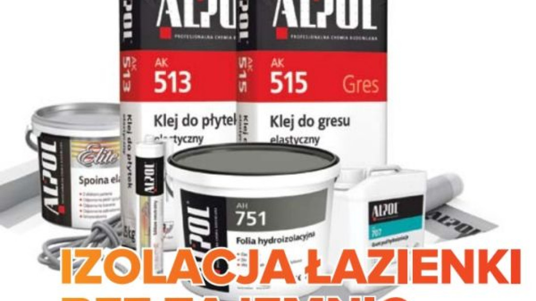 Alpol Gips: Izolacja łazienki bez tajemnic