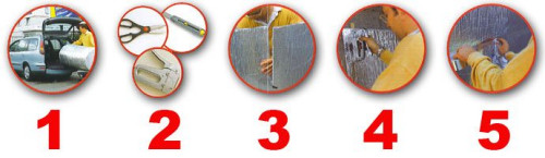 Montaż termoizolacji ALUFOX jest niezwykle prosty