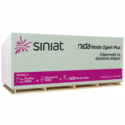 Płyta gipsowo-kartonowa Nida Woda Ogień Plus (GKFI / TYP DFH2)