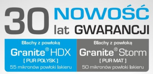Powłoka zapewnia najwyższy poziom odporności na korozję i na promieniowanie UV
