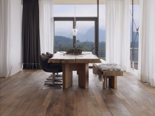 Dwukomorowy zestaw dużych przeszkleń pozwoli nam na wykorzystanie pasywnej energii słonecznej