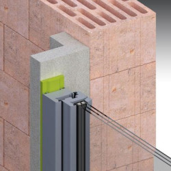 Kątownik instalacyjny PR010 sprawdzi się w bardzo szerokich konstrukcjach trójwarstwowych muru