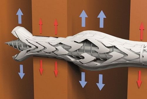 W murach wykonanych z pustaków ceramicznych dwie strefy rozporowe przekazują naprężenia w sposób nie powodujący uszkodzeń ścianek pustaka