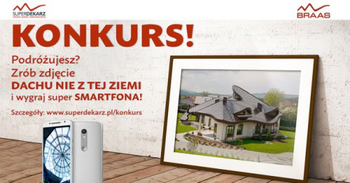 Smartfon – tylko tyle potrzebujesz, aby wystartować w konkursie &quot;Dach nie z tej ziemi!&quot;