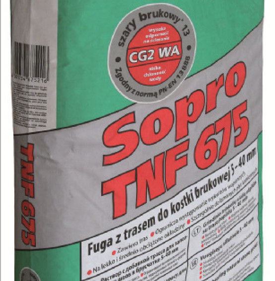 Sopro TNF 675 - Fuga z trasem do kamienia naturalnego 5-40 mm