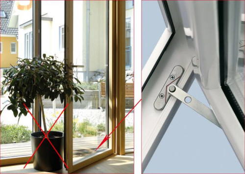 Hamulec w klamce stabilnie utrzymuje otwarte skrzydło w stałej pozycji i zapobiegnie uszkodzeniu skrzydła. Foto Roto