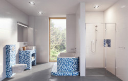 Zabudowa łazienki płytą budowlaną Ultrament