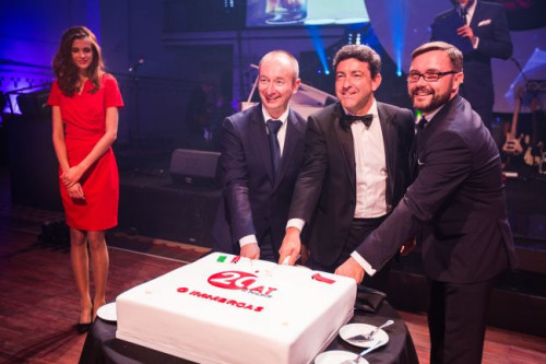 Po uroczystym rozpoczęciu wieczoru na scenie pojawił się Alfredo Amadei – Prezes Immergas SpA