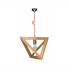 Lampa drewniana Trigonon