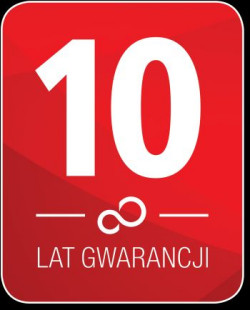 10-letnia gwarancja obowiązuje na wszystkie urządzenia z serii LT