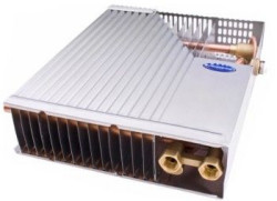 W grzejnikach  REGULUS-system styk miedzi i aluminium znajduje się na zewnętrznej powierzchni rur, zatem nie podlega korozji elektrochemicznej