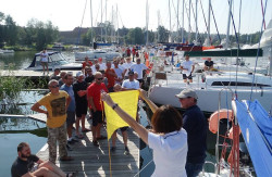 Część sportową regat poprzedziły prelekcje dotyczące branży i nowości produktowych